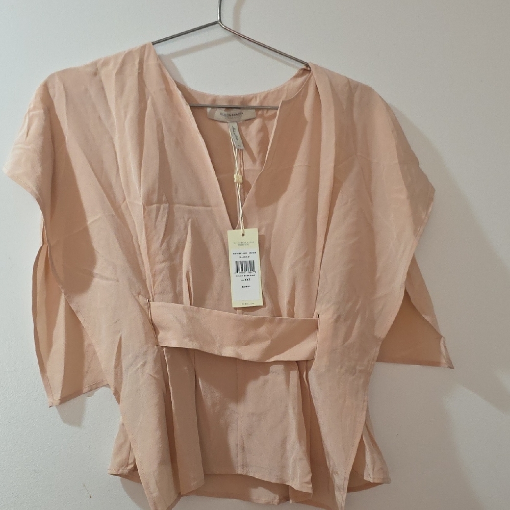 Bcbgmaxazria Elegant Peach Women's Top